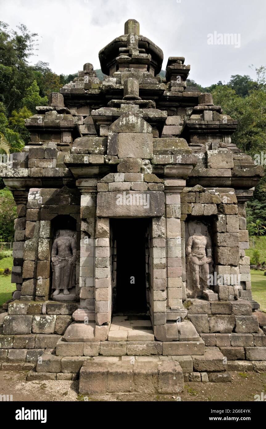 The small temple of Selogriyo near Magelang, Java Island, Indonesia Stock Photo