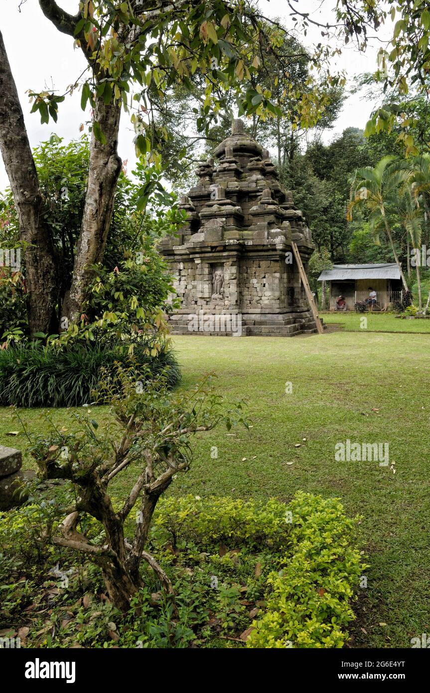 Candi Selogriyo in the Javanese countryside near Magelang, Indonesia Stock Photo