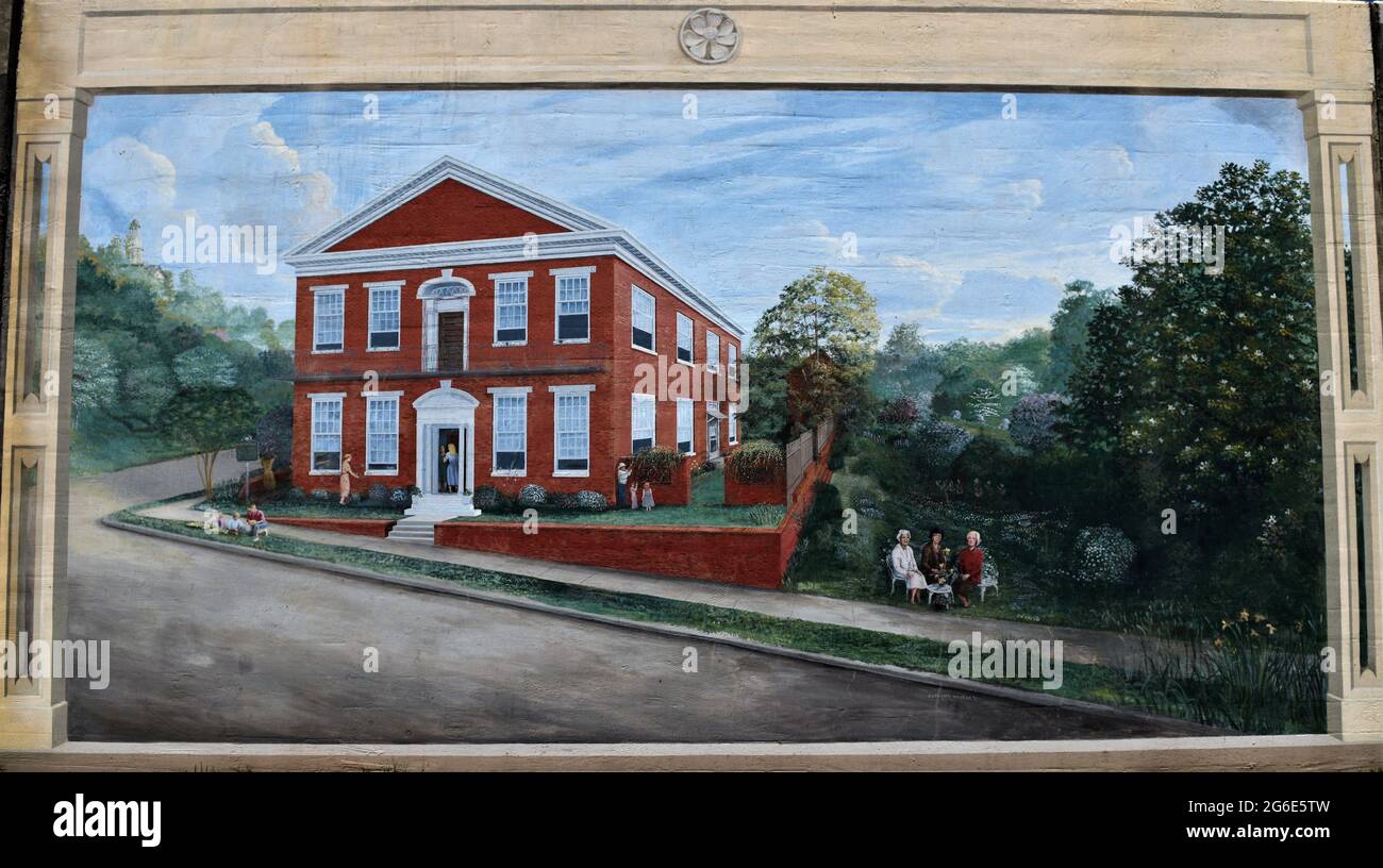 The Riverfront Mural, The Vicksburg Garden Club and Planters Hall