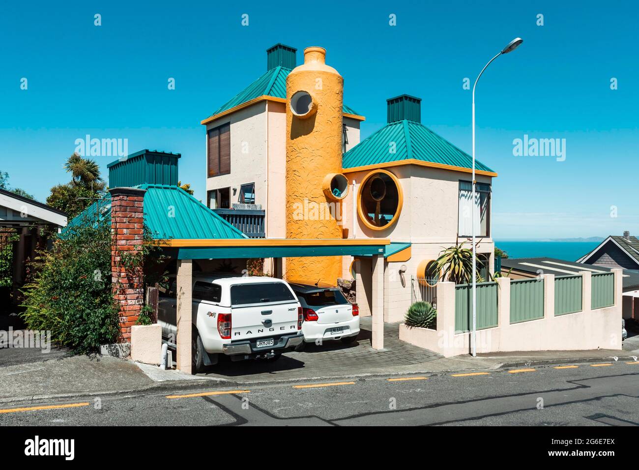 House in Napier, Hawke's Bay, North Island, New Zealand Stock Photo Alamy