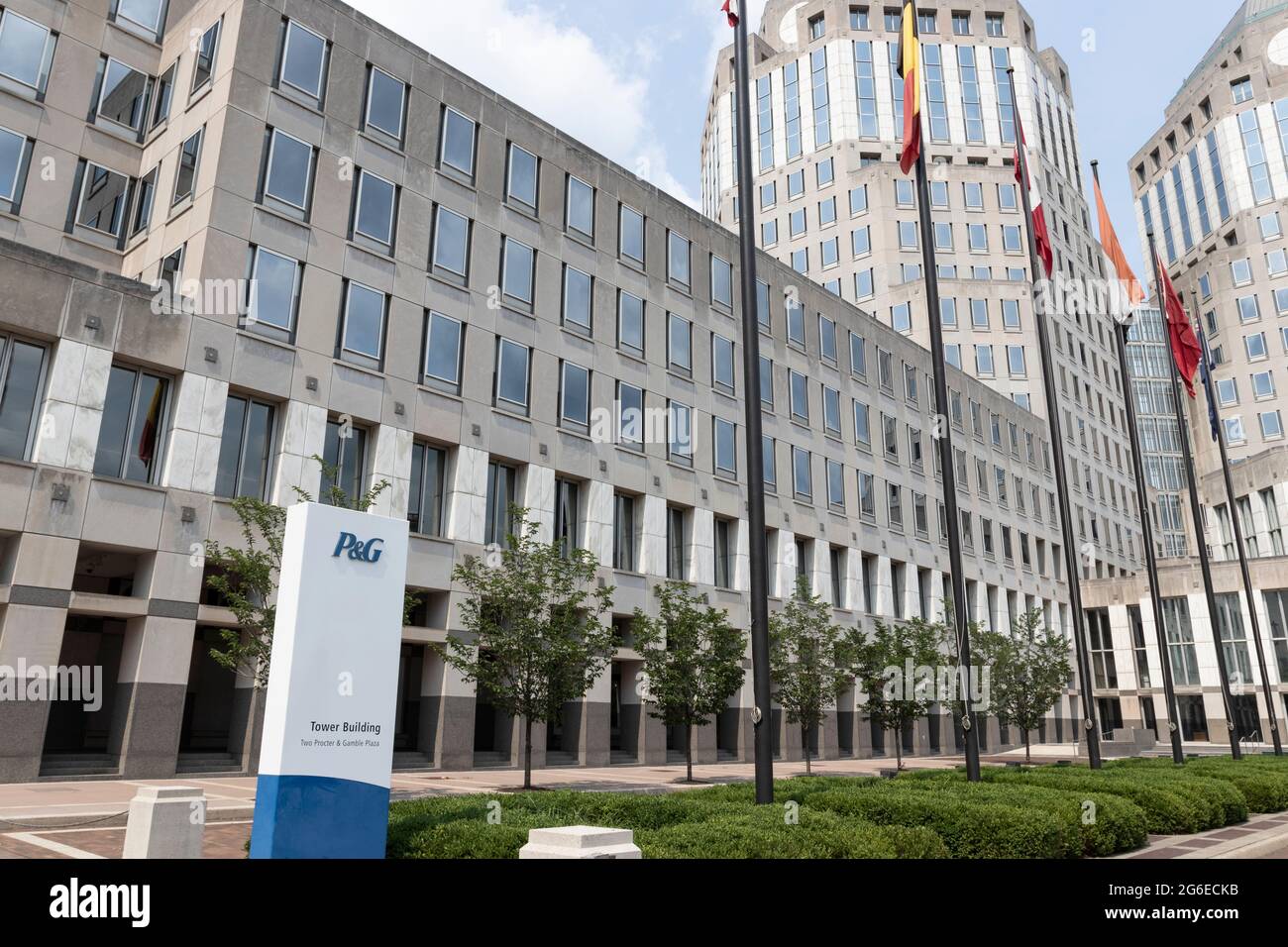 Cincinnati - Circa July 2021: Procter & Gamble Corporate Headquarters