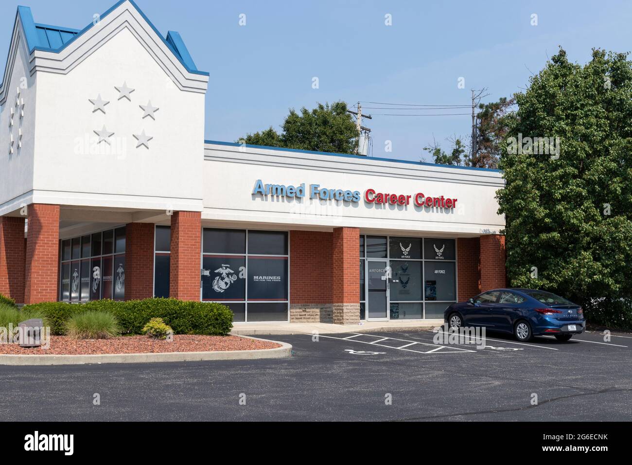 Cincinnati Circa July 2021 Armed Forces Career Center. The Armed