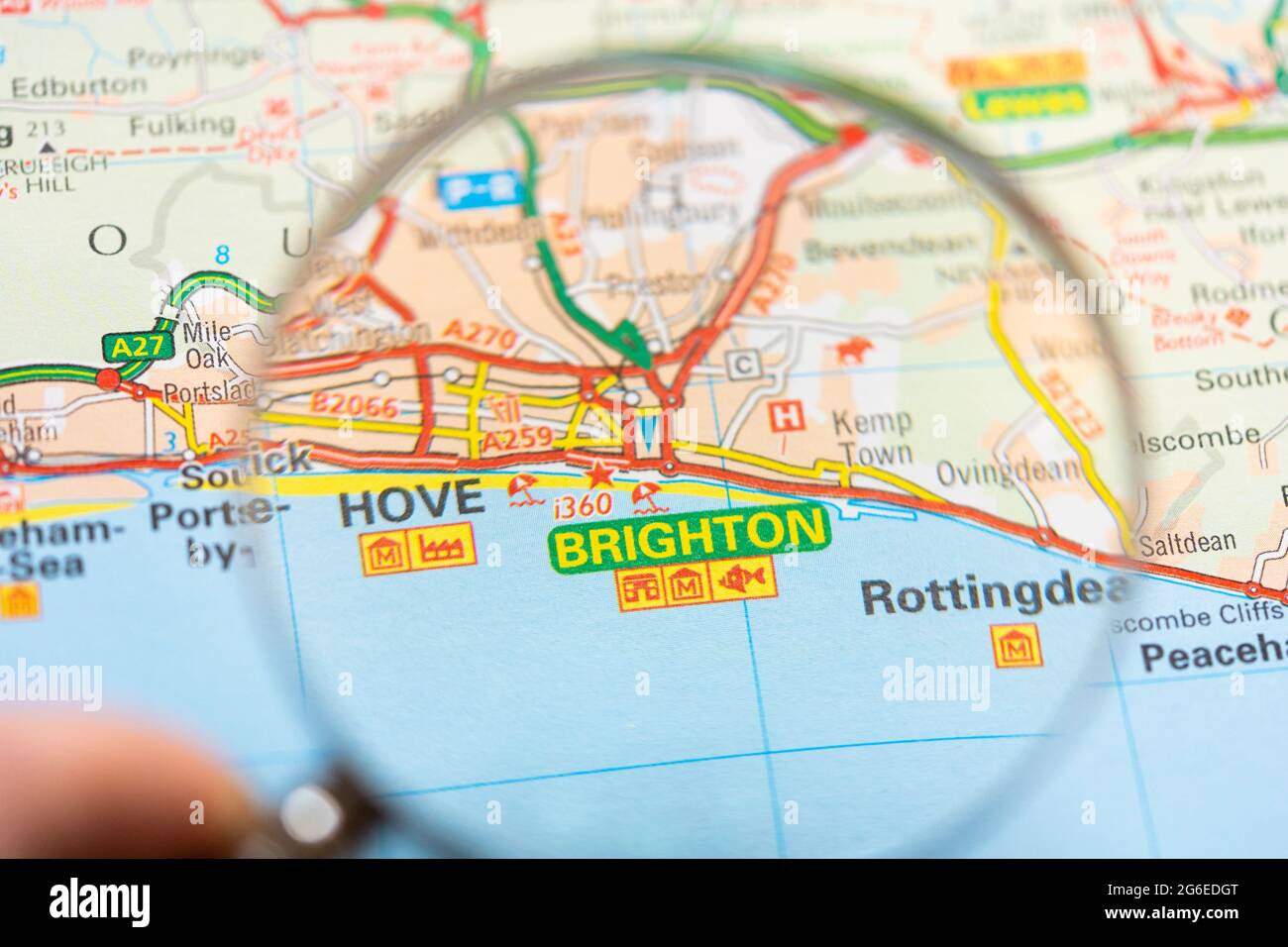 Map Of Brighton Seafront Uk Map Brighton High Resolution Stock Photography And Images - Alamy