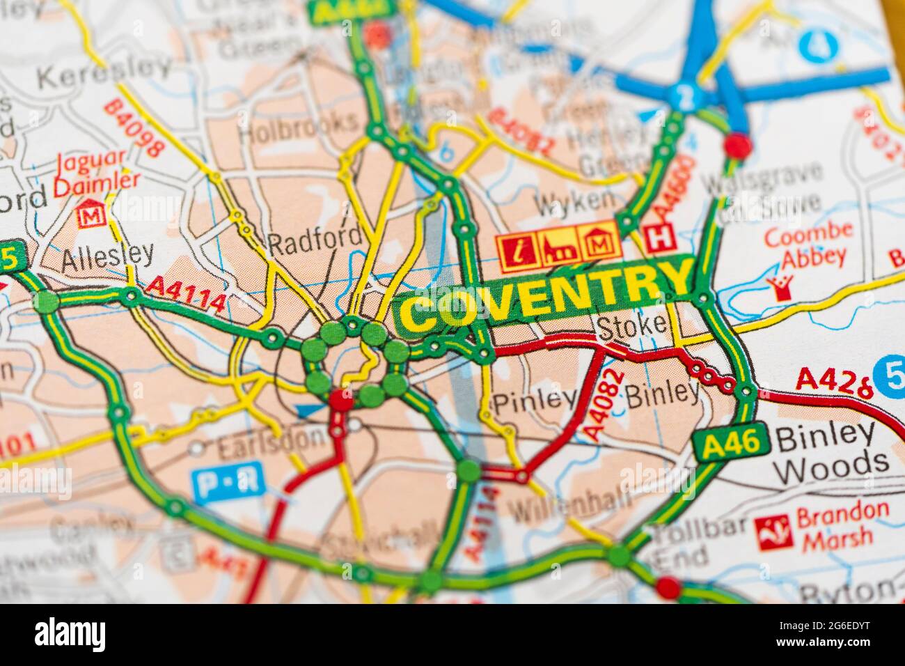 Coventry map hires stock photography and images Alamy