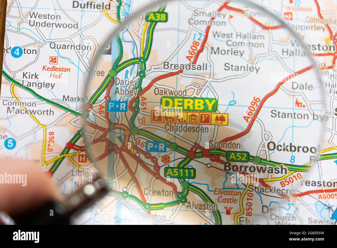 Derby map hires stock photography and images Alamy