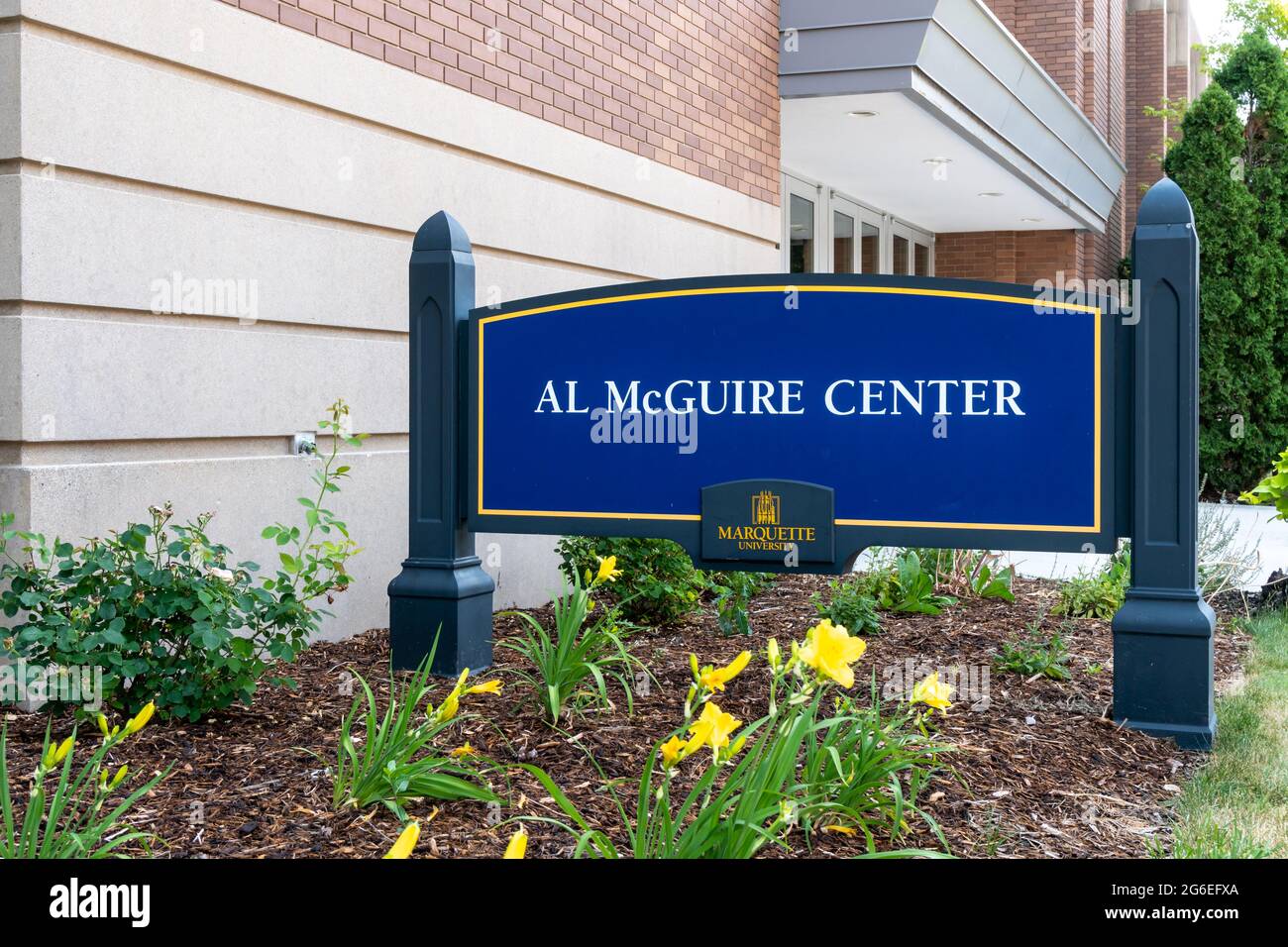 MILWAUKEE WI USA JUNE 19 2021 Al McGuire Center On The Campus Of 