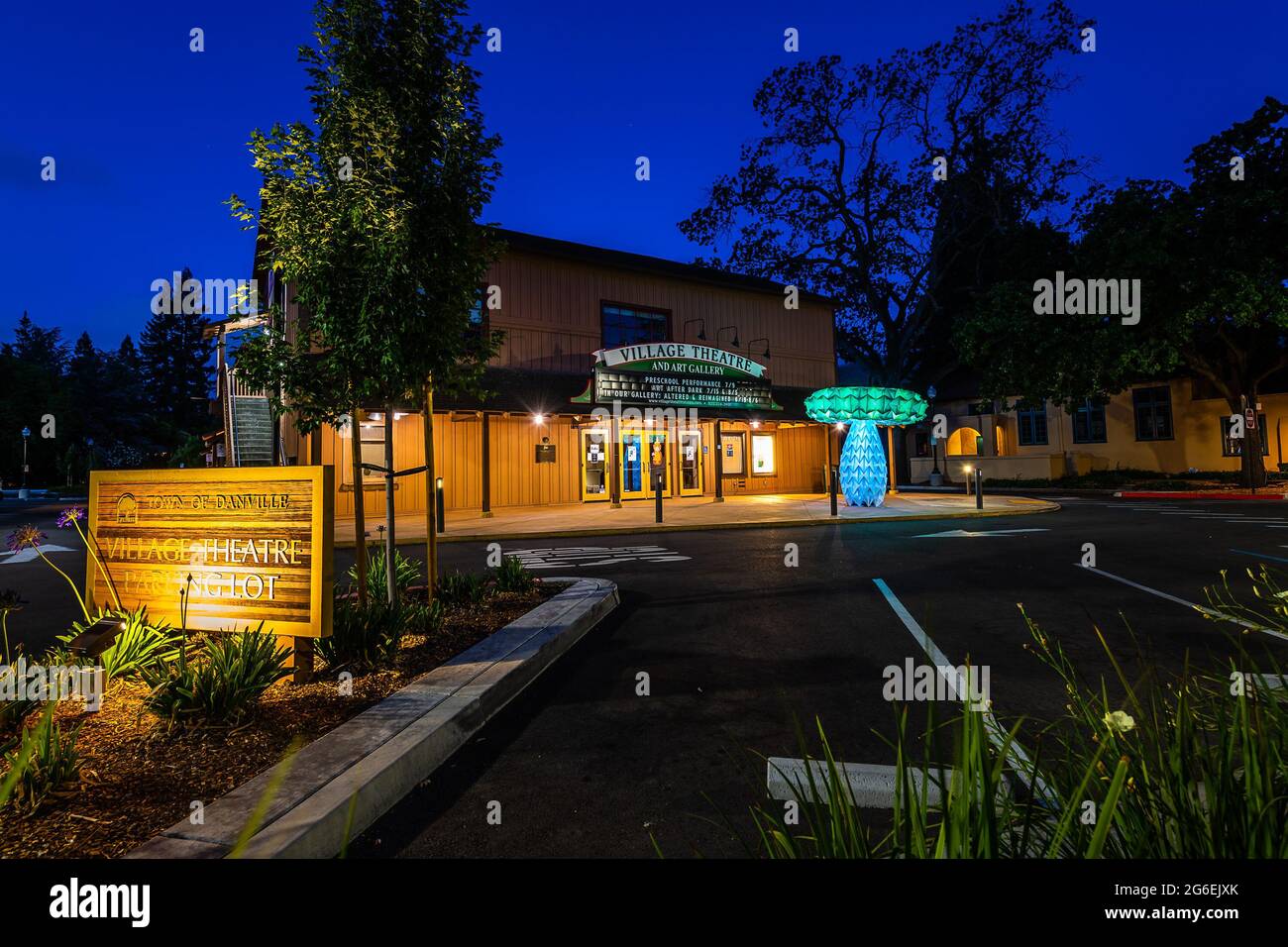 Historical Landmarks of Danville, California Stock Photo Alamy