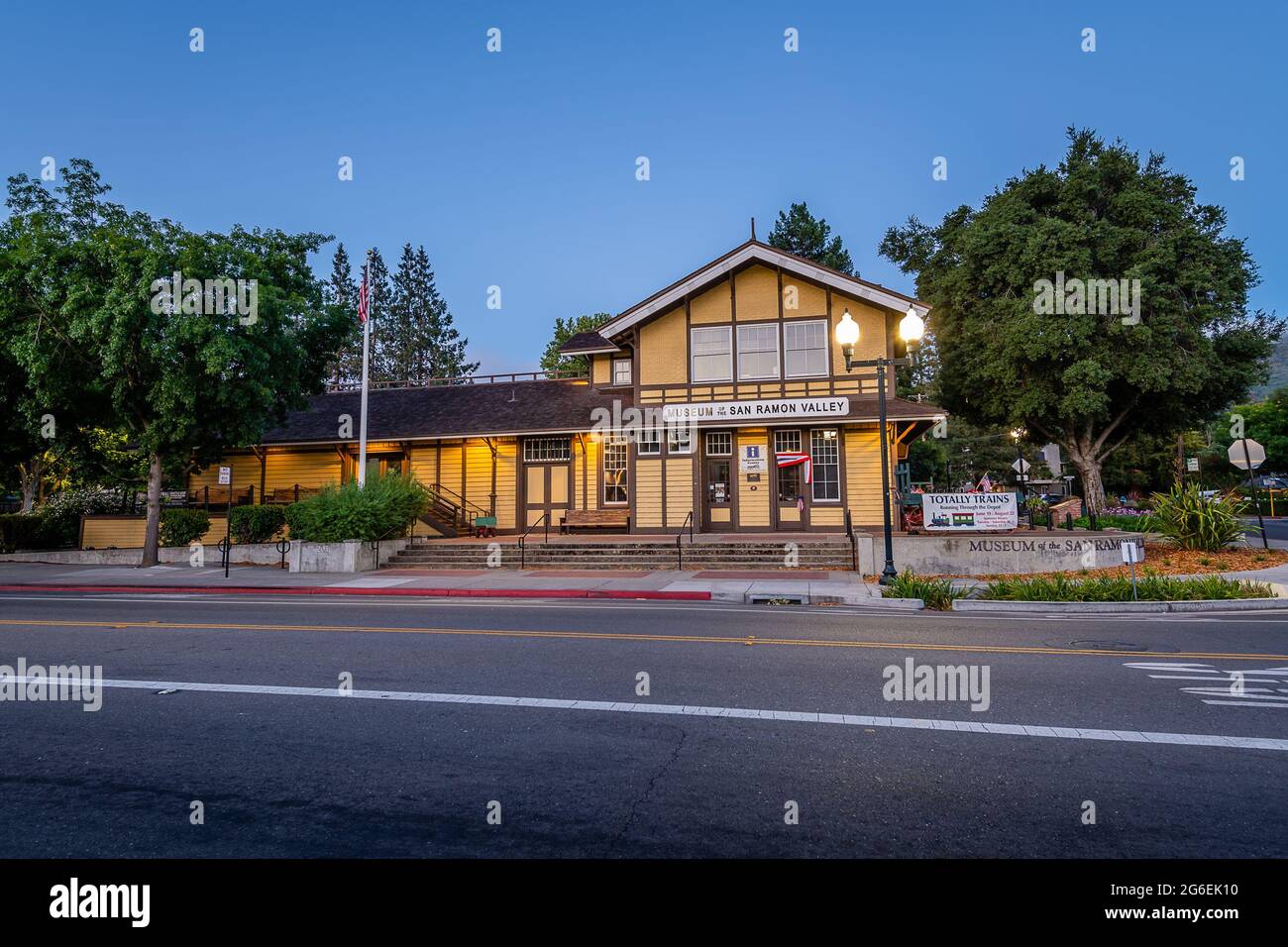 Historical Landmarks of Danville, California Stock Photo Alamy