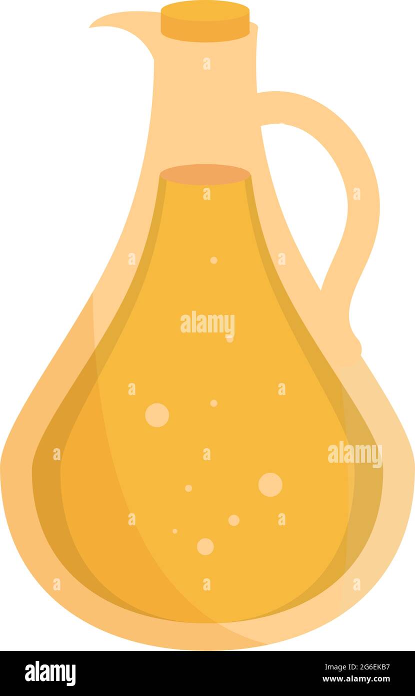 jar with oil Stock Vector