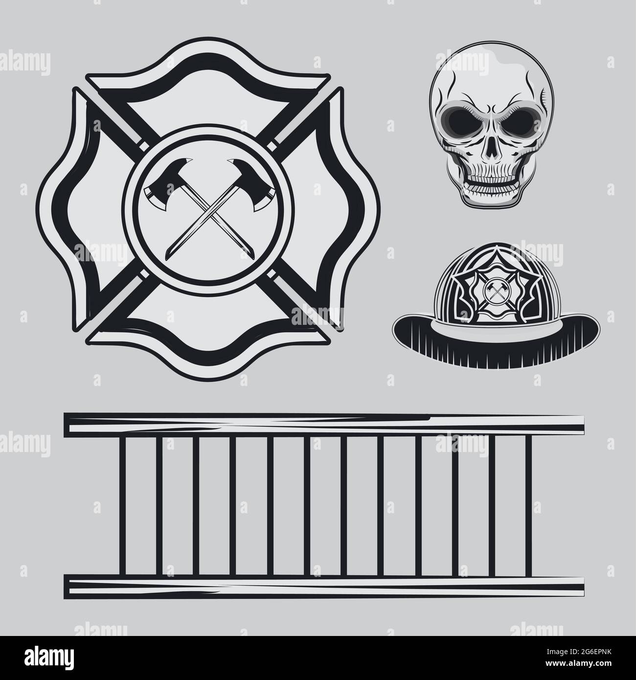 Firefighter gear Stock Vector Images - Alamy