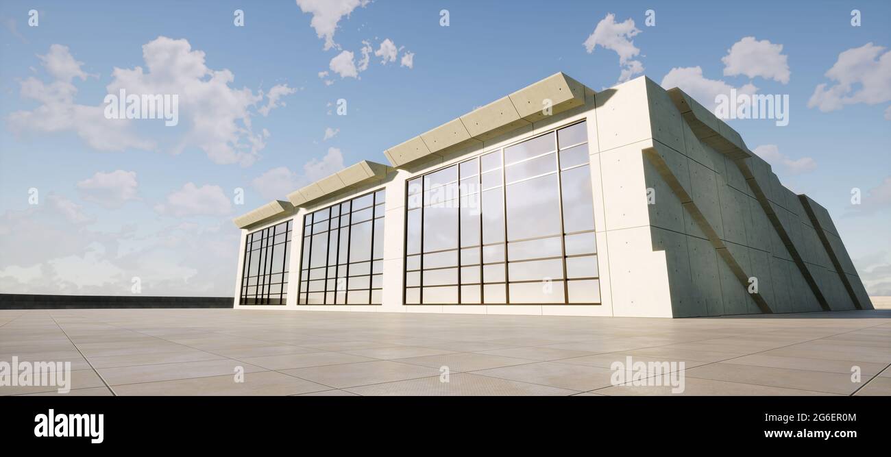 Colorful abstract background: geometric building of cement. (Car ...