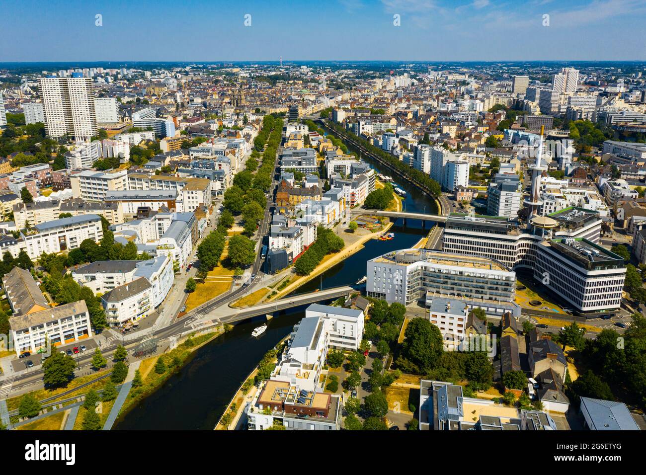 Rennes france aerial hi-res stock photography and images - Alamy