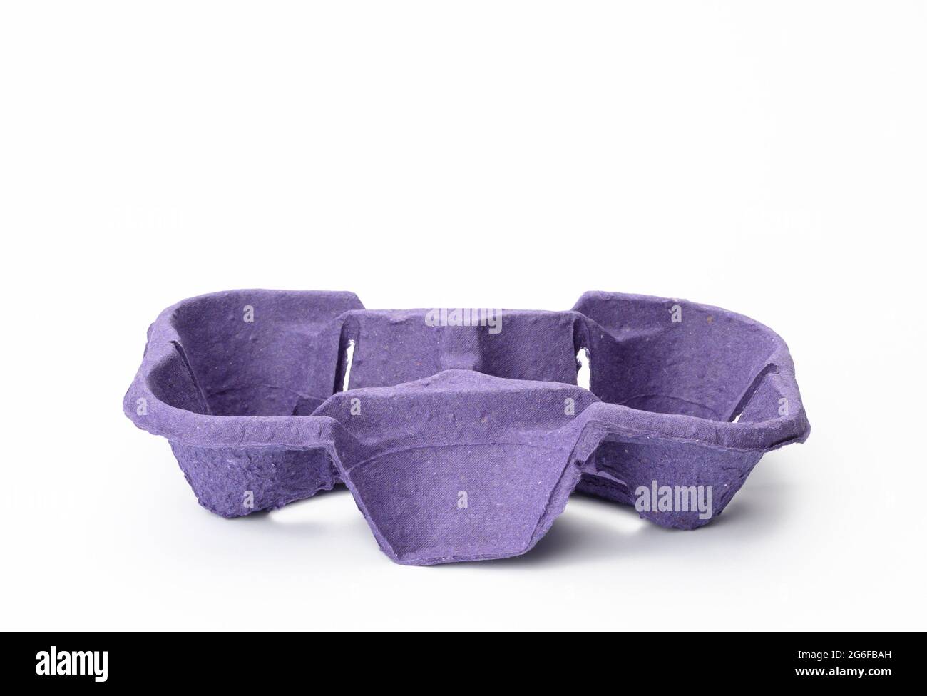 purple recyclable hot drink holder, paper holder for two takeaway cups