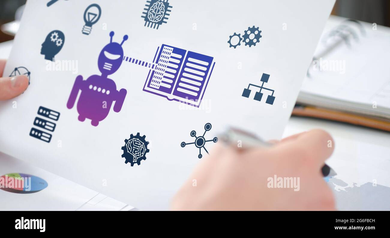 Robot data paper hi-res stock photography and images - Alamy