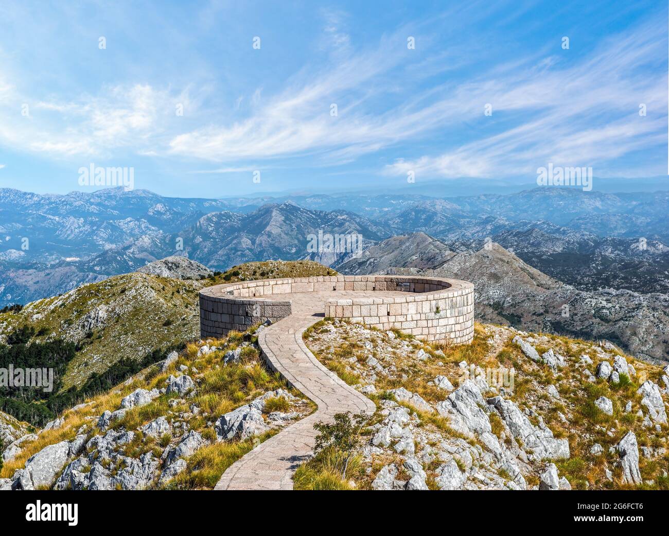 Mausoleum Lovcen National Park Montenegro High Resolution Stock ...