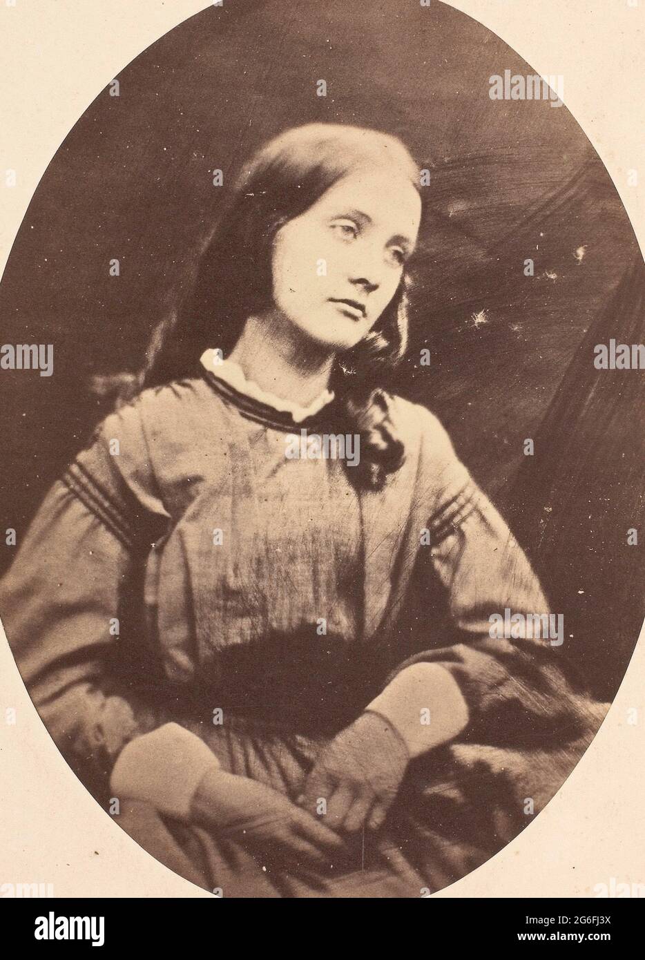 Author: Oscar Rejlander. Julia Jackson - 1864/65 - attributed to Oscar Rejlander (English, born Sweden, 1813 - 1875) possibly by Julia Margaret Stock Photo
