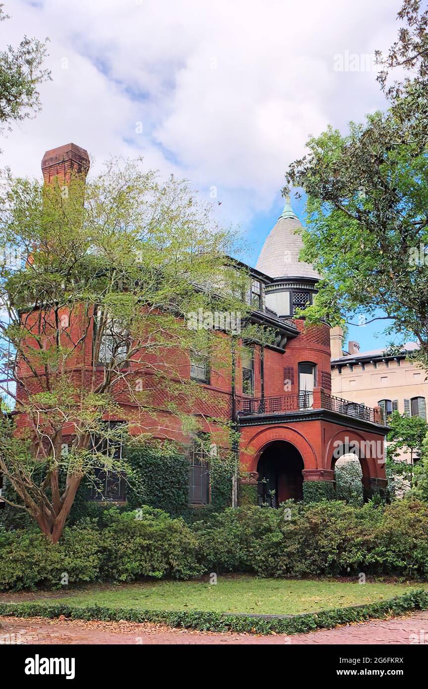 The and Lucy Baldwin House on Hall Street, Savannah,