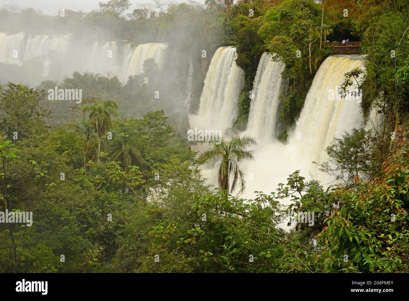 Iguazu waterfalls National Park UNESCO World Heritage, Argentina. Stock Photo