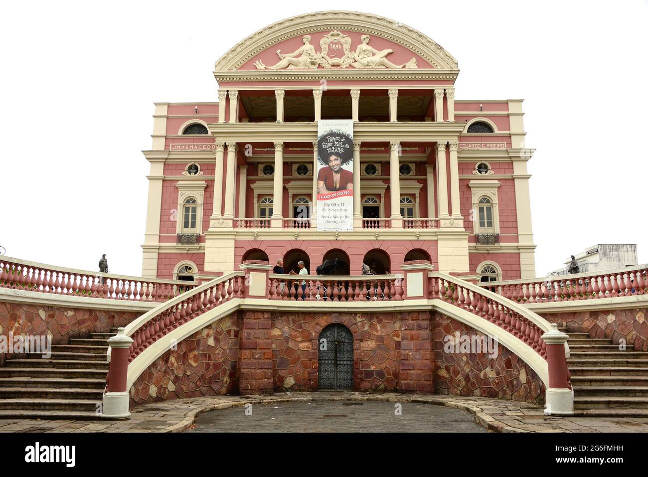 Manaus, Teatro Amazonas (Amazon Theater). Brazil. Stock Photo