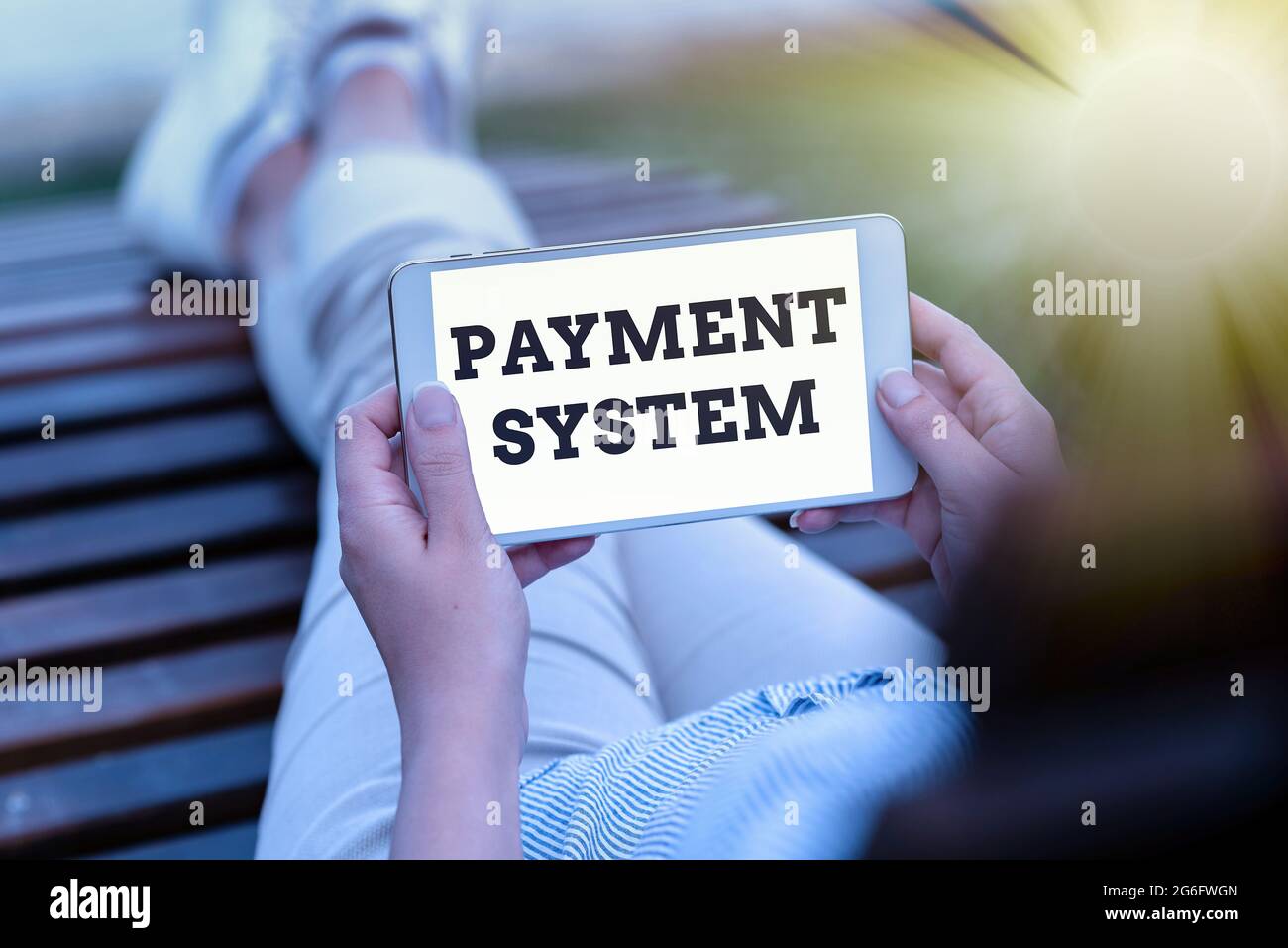 Hand writing sign Payment System. Concept meaning different transaction