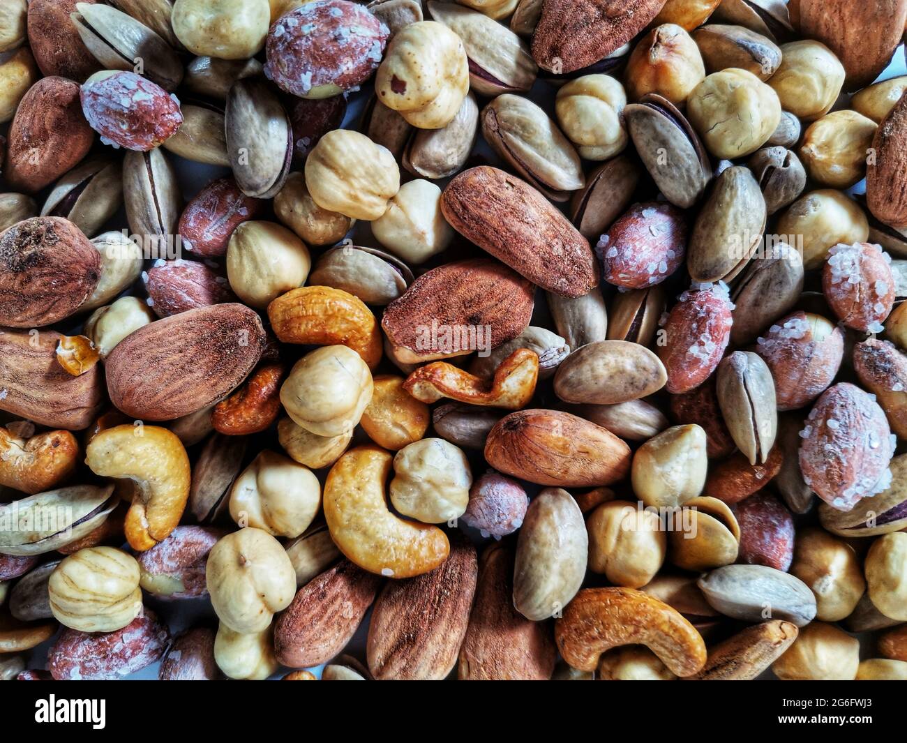 Mixed nuts. Nuts, Peanuts, Pine Nuts, Cashews Stock Photo Alamy