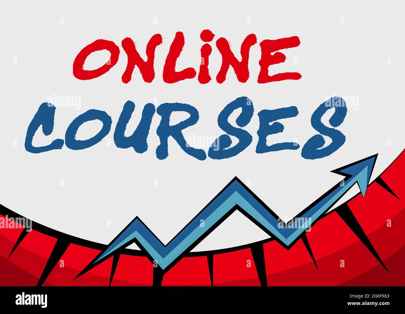 Handwriting text Online Courses. Word for earning an education that is ...