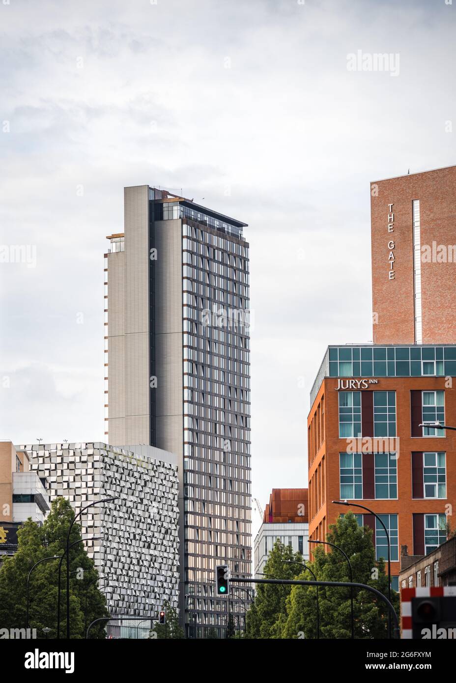 Sheffield City Centre Skyline buildings The Cheesegrater, The Gate, St