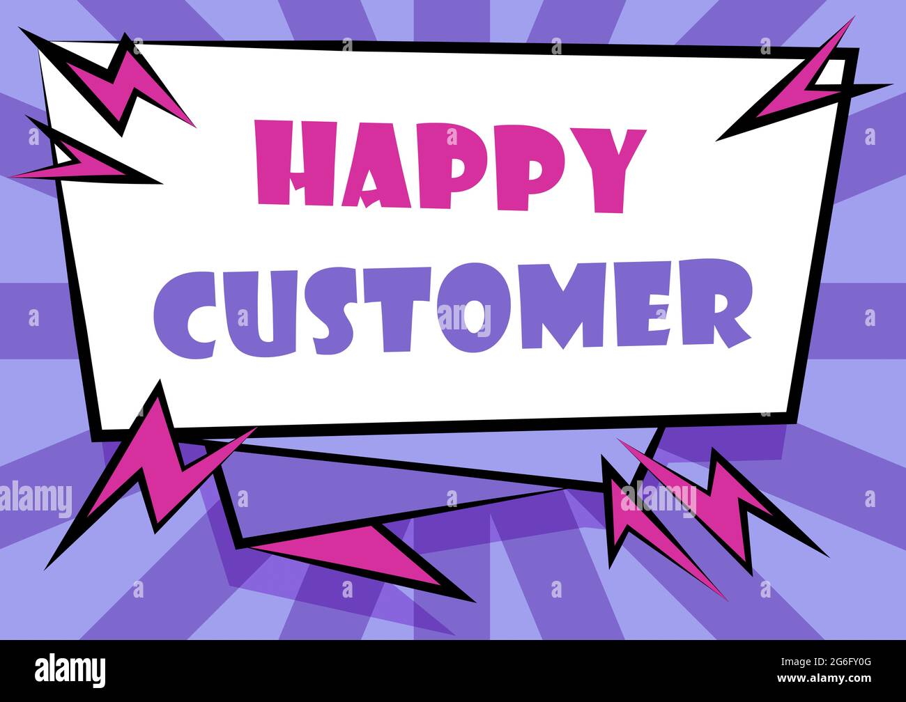Text Sign Showing Happy Customer Business Showcase Highest