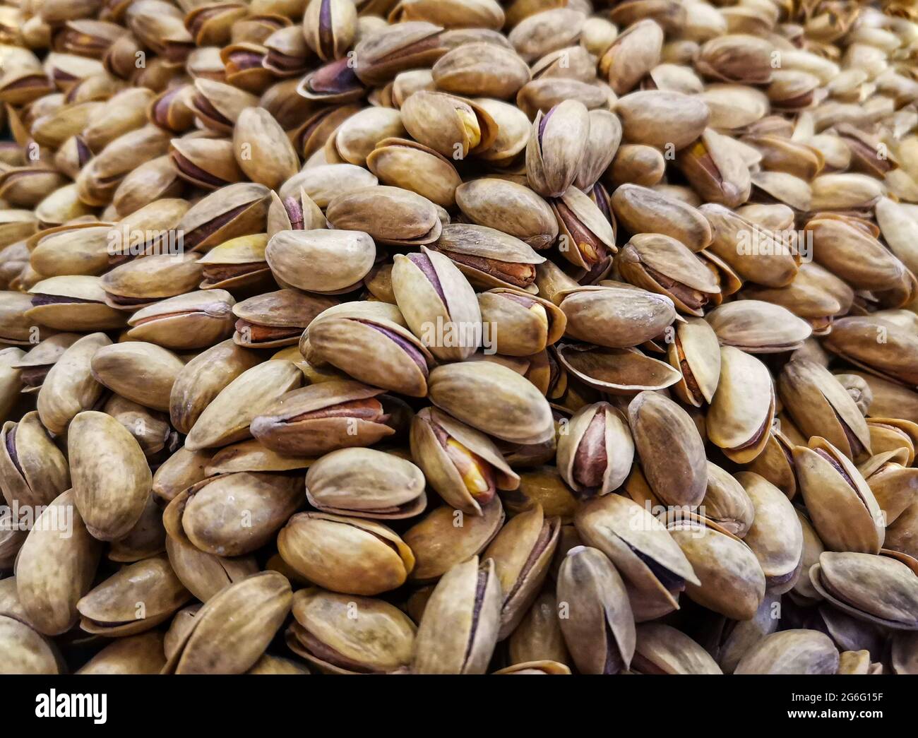 Pine nuts. Grocery shopping. Stock Photo