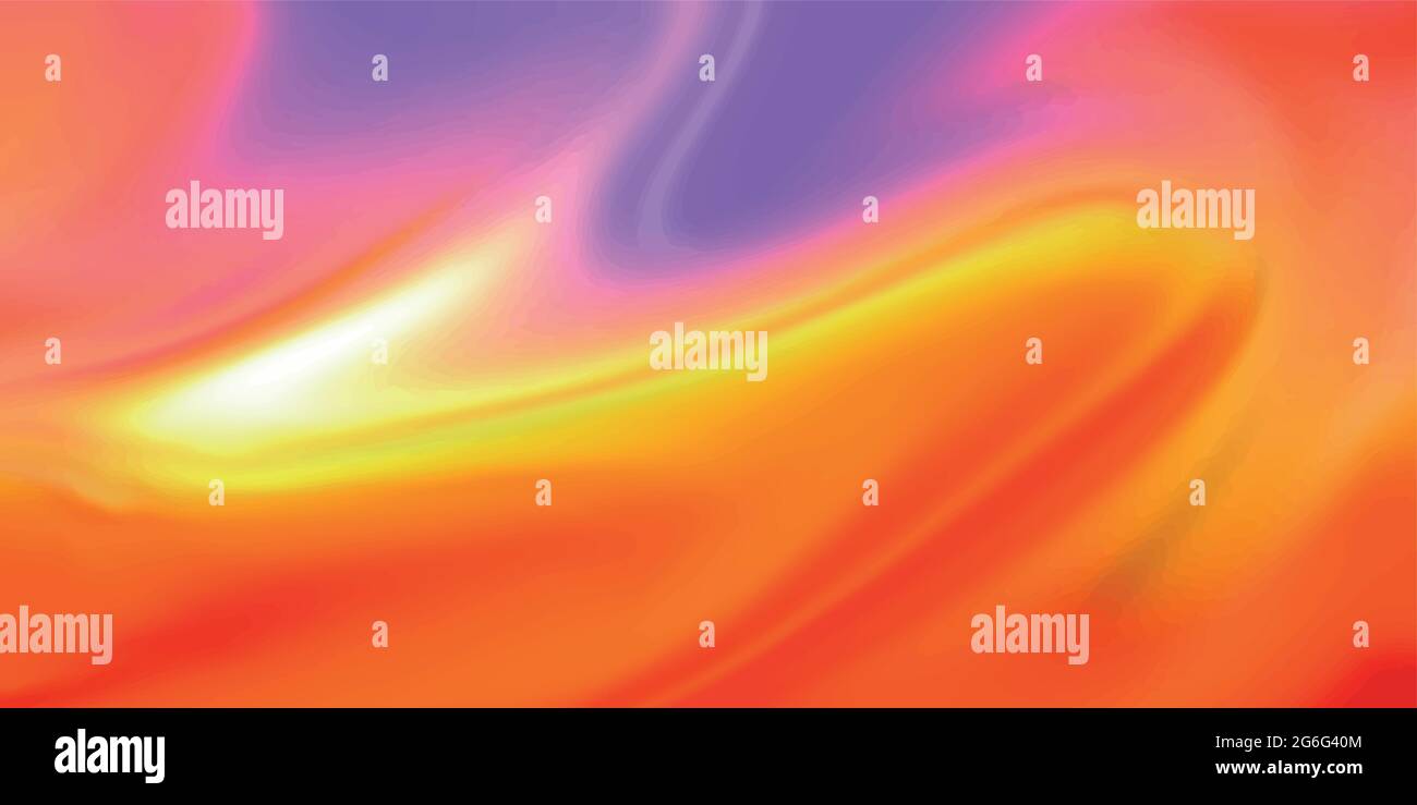 Liquid abstract gradient concept background realistic vector. Fluid red ...