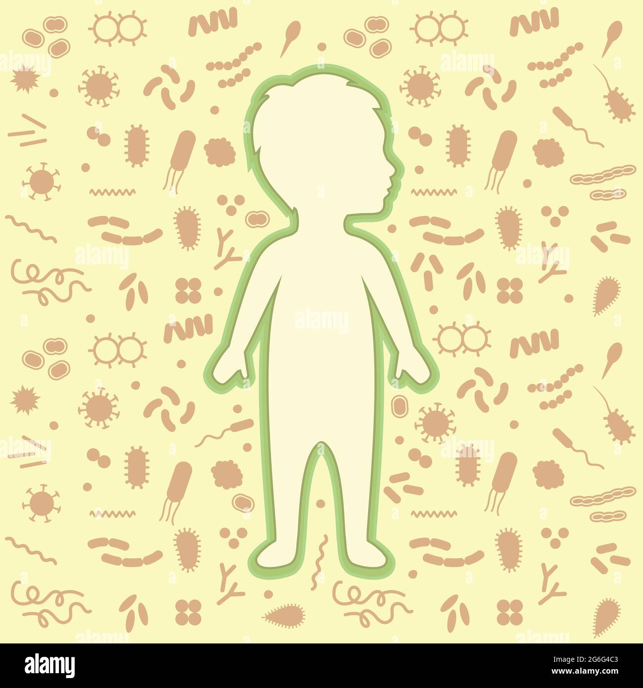 Immunity child illustration hi-res stock photography and images - Alamy