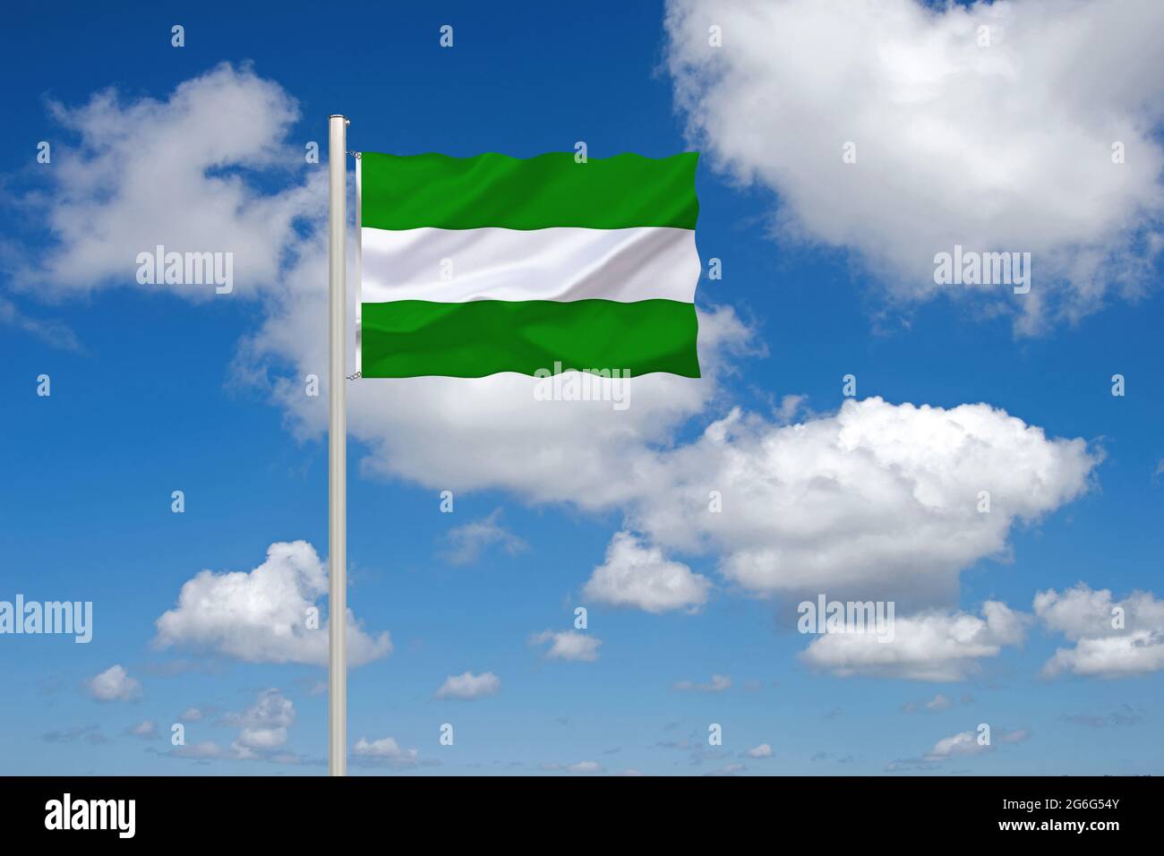 flag of Rotterdam, Netherlands, Rotterdam Stock