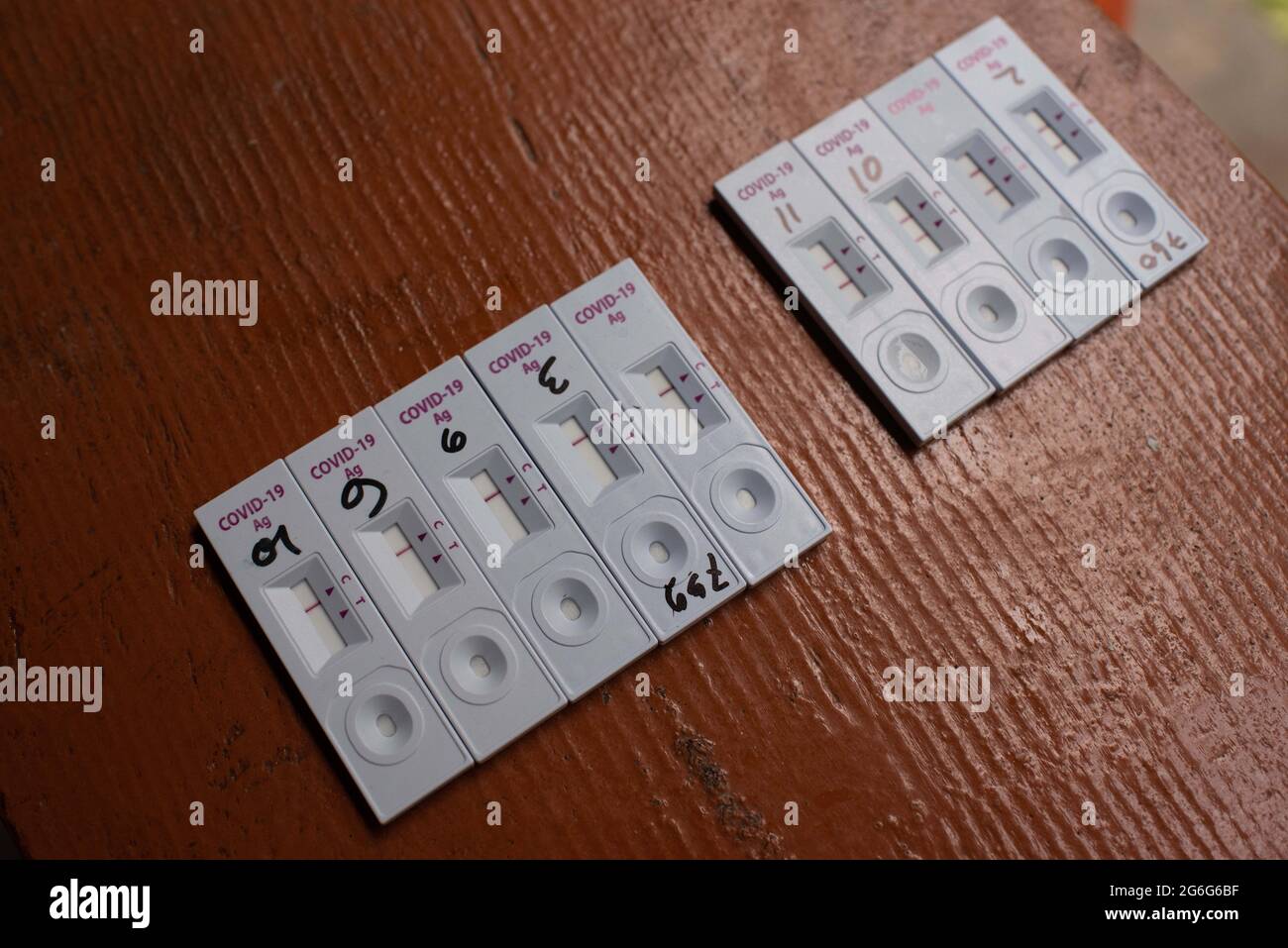 Dhaka, Dhaka, Bangladesh. 6th July, 2021. Rapid antigen test kits are