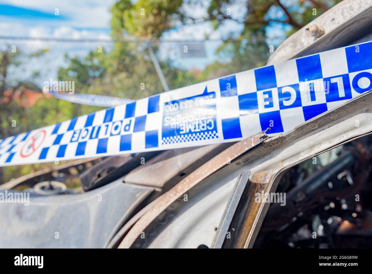 Crime scene tape australia hi-res stock photography and images - Alamy