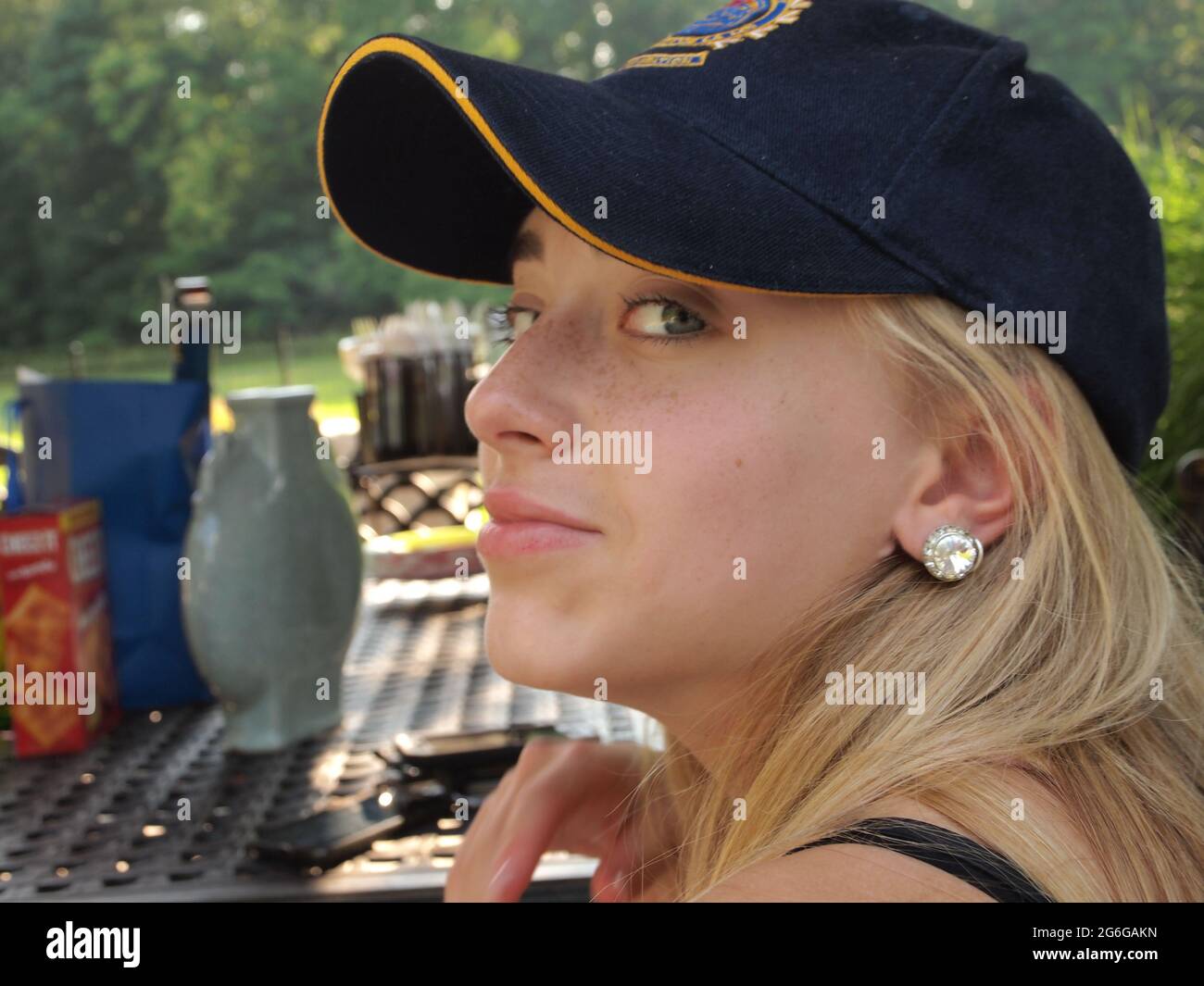 Thirteen year old caucasian female hires stock photography and images