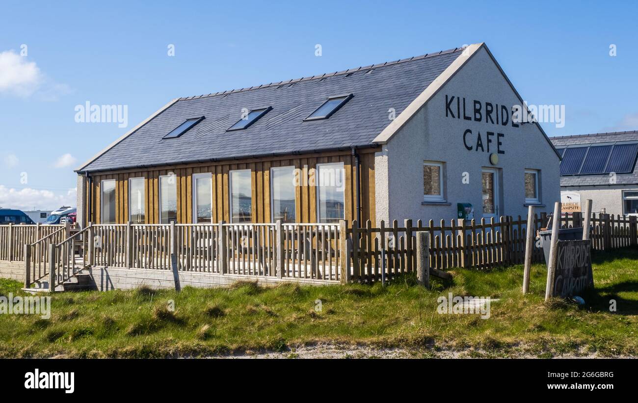 17.05.21 Kilbride, South Uist, Outer Hebrides, Scotland, UK. East Kilbride Cafe on South Uist in the Outer Hebrides Stock Photo