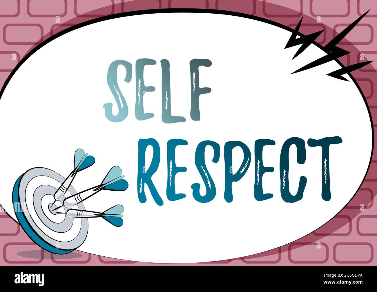 Text sign showing Self Respect. Concept meaning Pride and ...