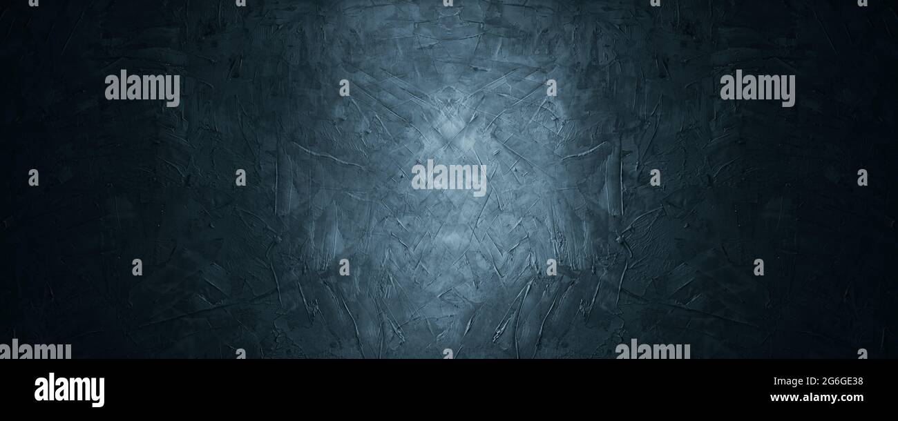 soft blue and navy cement and concreate background Stock Photo