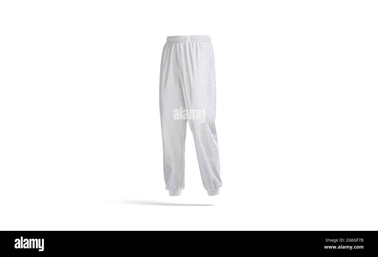 half black half white track pants