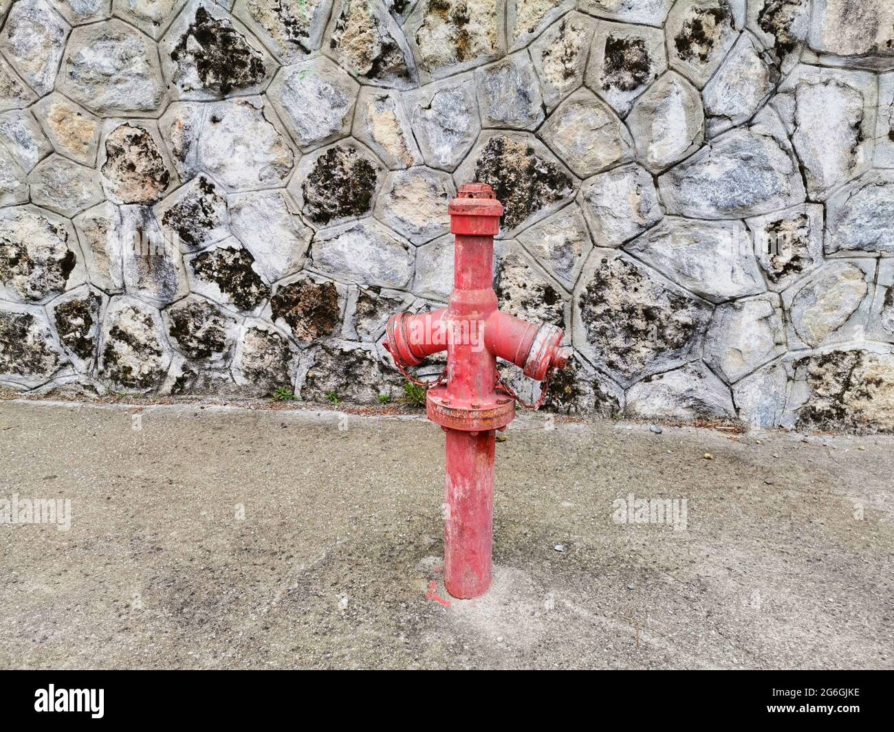 Typical red fire hydrant. Quebec city Stock Photo Alamy