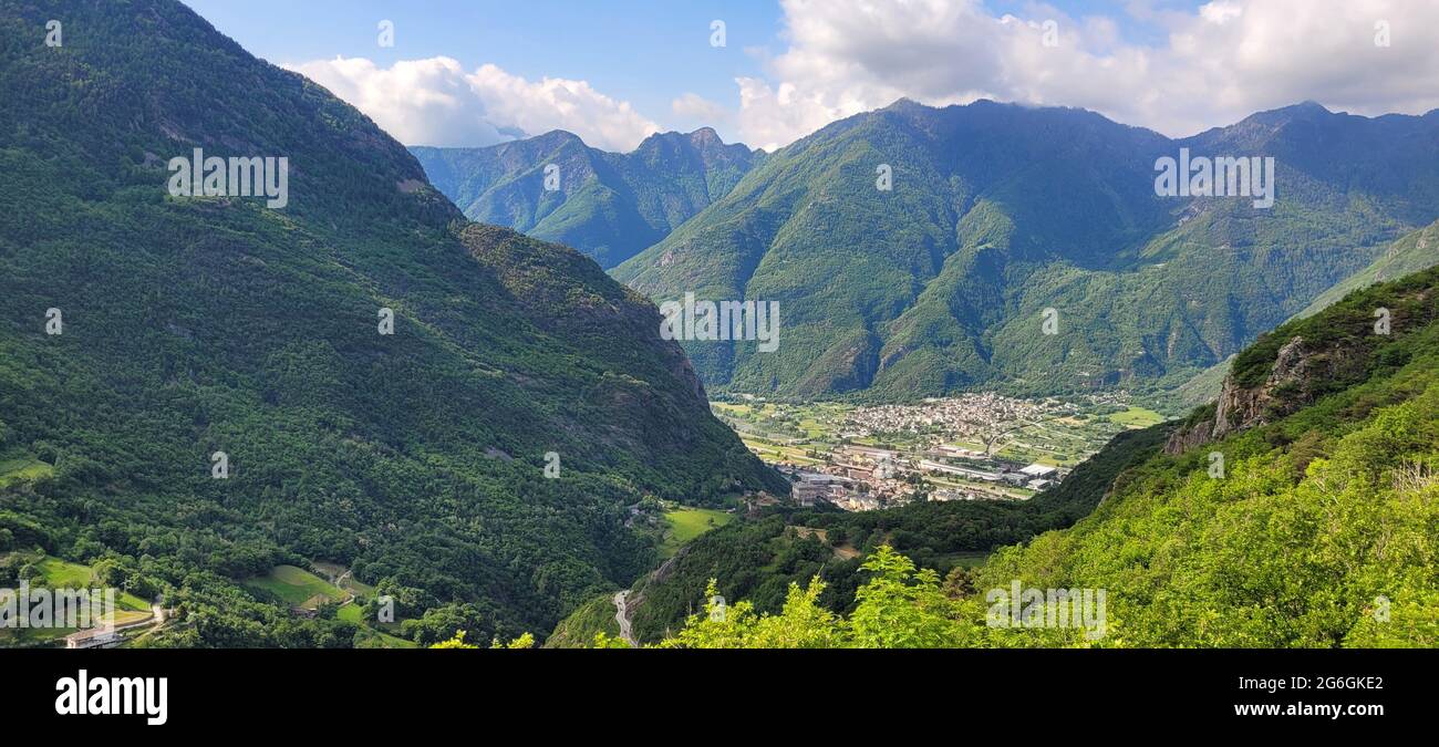 Italy aosta valley verres hi-res stock photography and images - Alamy