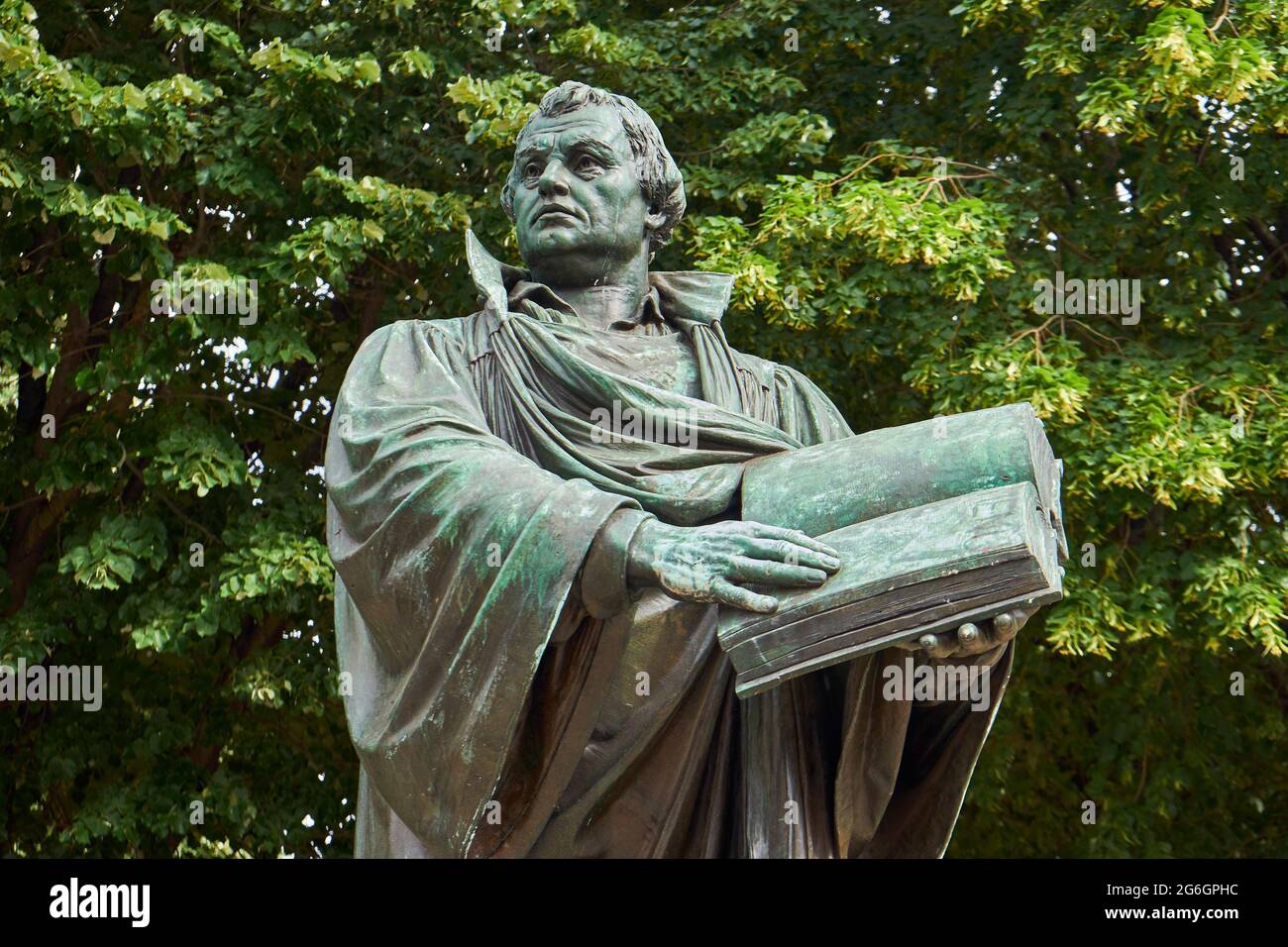 Denkmal für Martin Luther, Reformations-Denkmal, Berlin-Mitte, Berlin, Deutschland Stock Photo