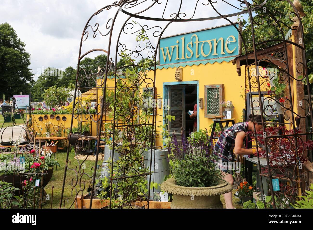 Wilstone garden furniture, Trade Stand, RHS Hampton Court Palace Garden