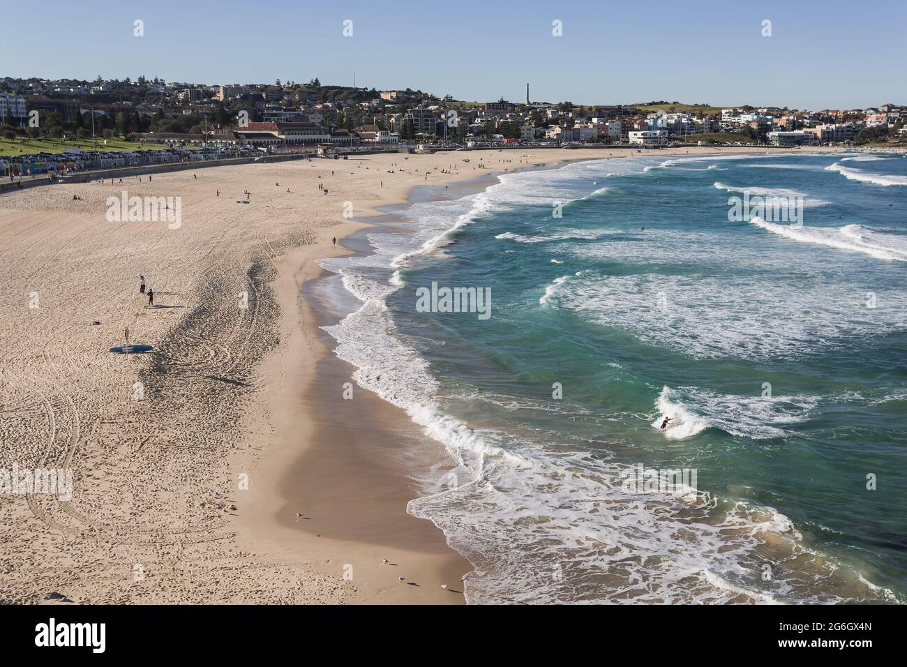 General views of Bondi Beach, Sydney, Australia. Stock Photo