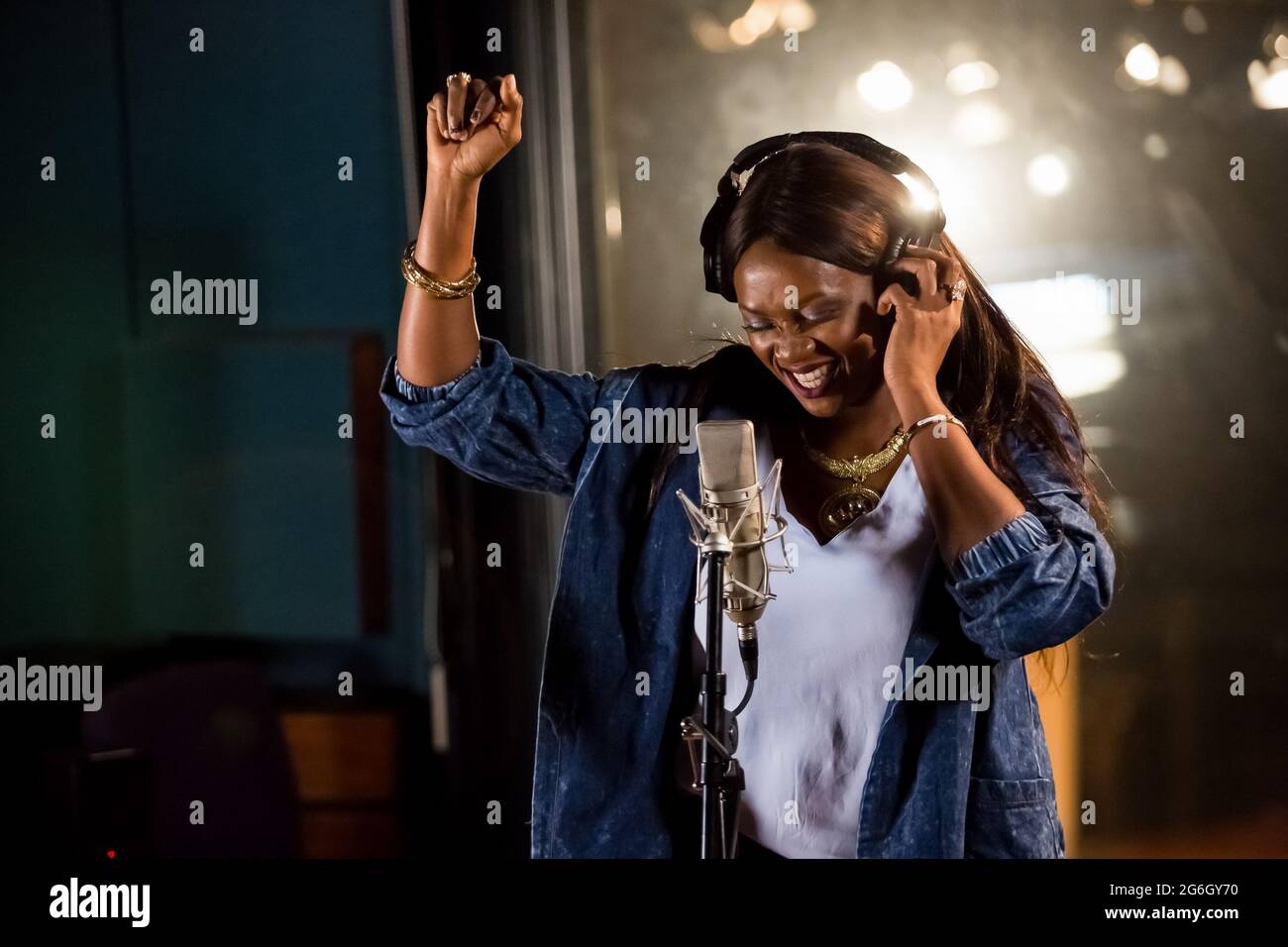 Johannesburg, South Africa April 29, 2015 Waje Nigerian singer