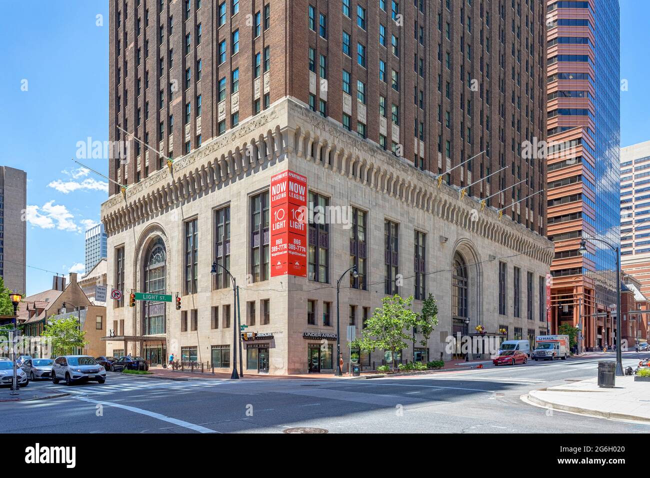 10 Light Street, a landmark office building, was converted to apartments. Formerly Bank of