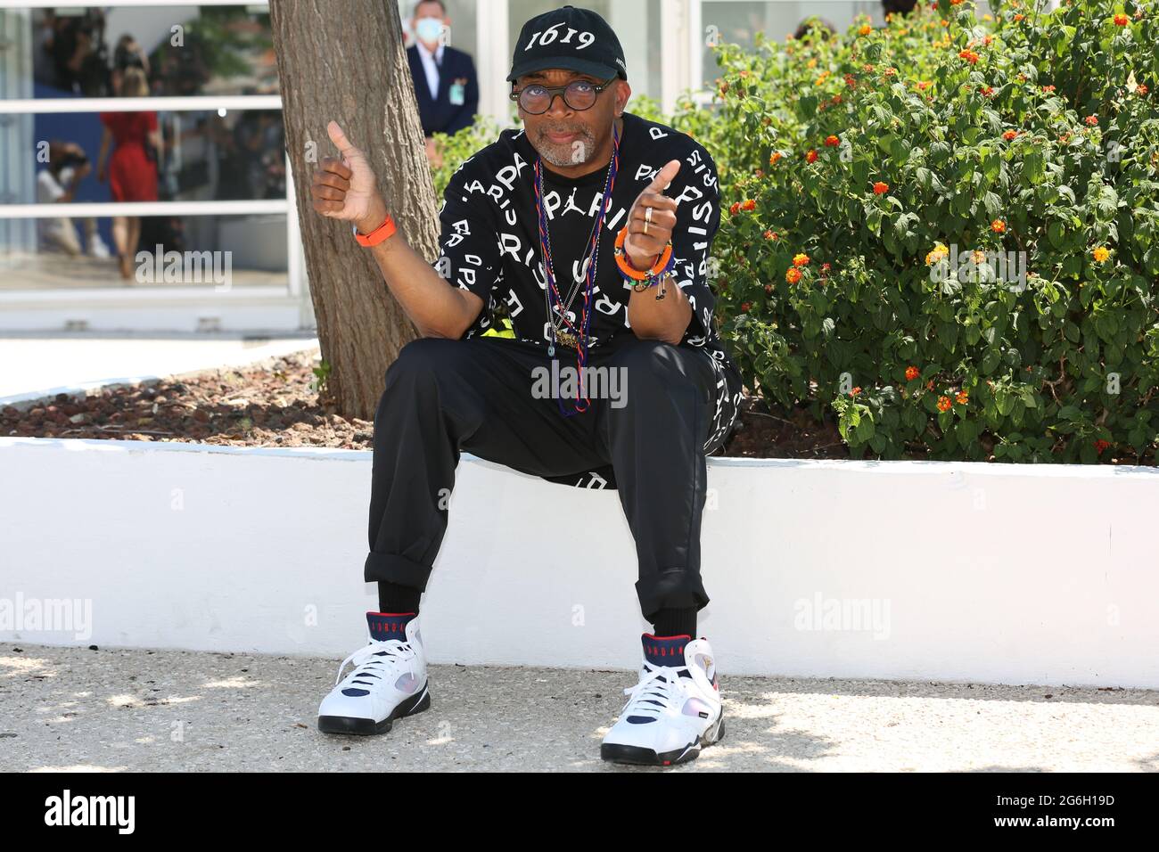 July 6, 2021, Cannes, Provence Alpes Cote d'Azur, France: Spike LEE's shoes  during the Official Jury's photocall as part of the 74th annual Cannes Film  Festival on July 6th 2021 in Cannes,