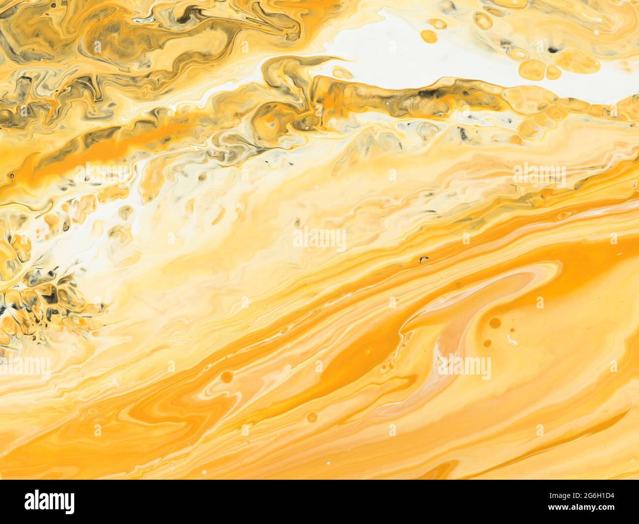 Caramel color creative abstract hand painted background, fluid art