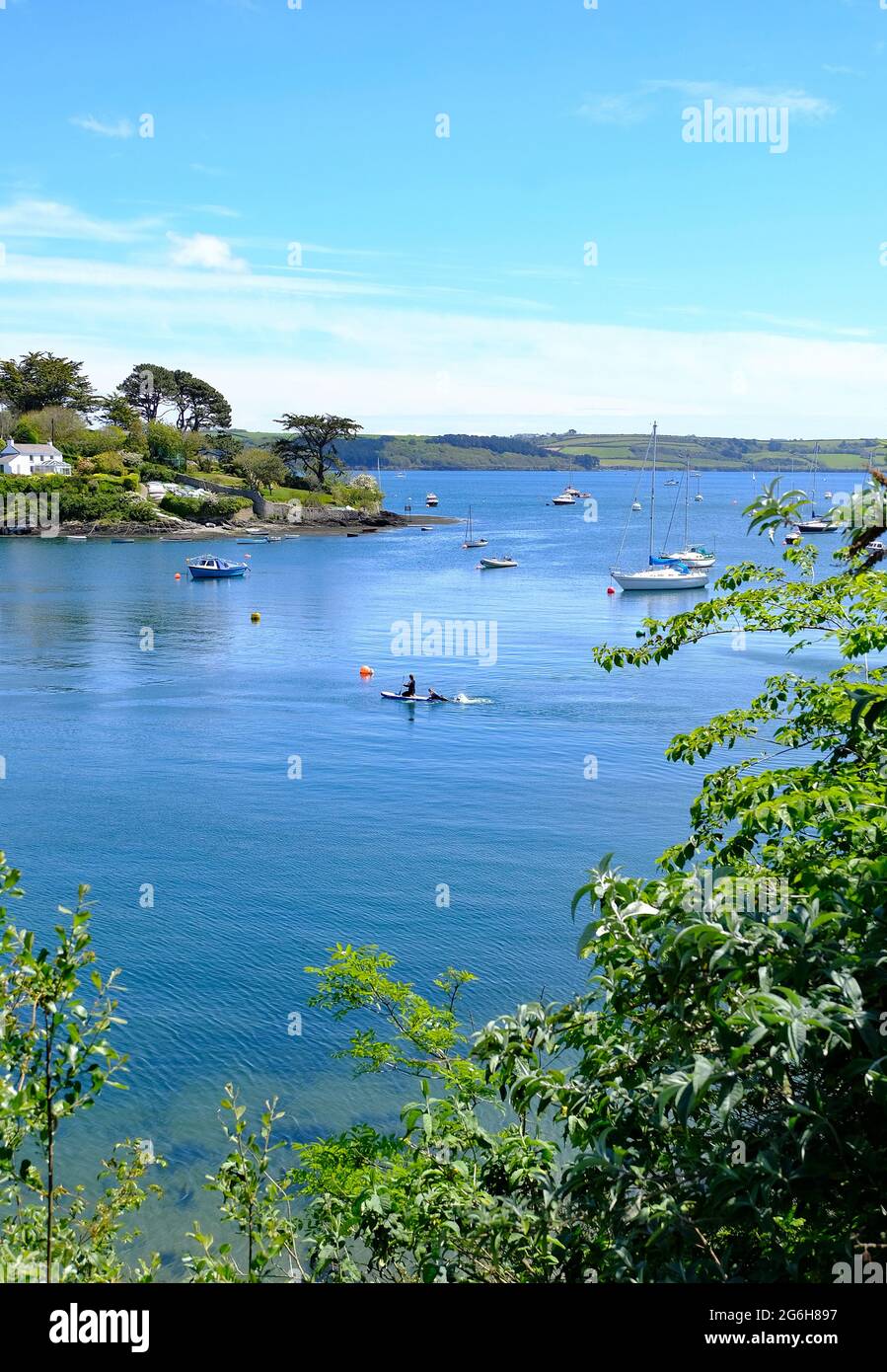 Restronguet creek cornwall Stock Photo