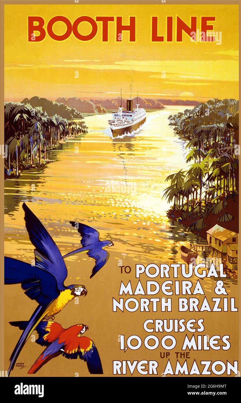 Vintage travel brazil hi-res stock photography and images - Alamy